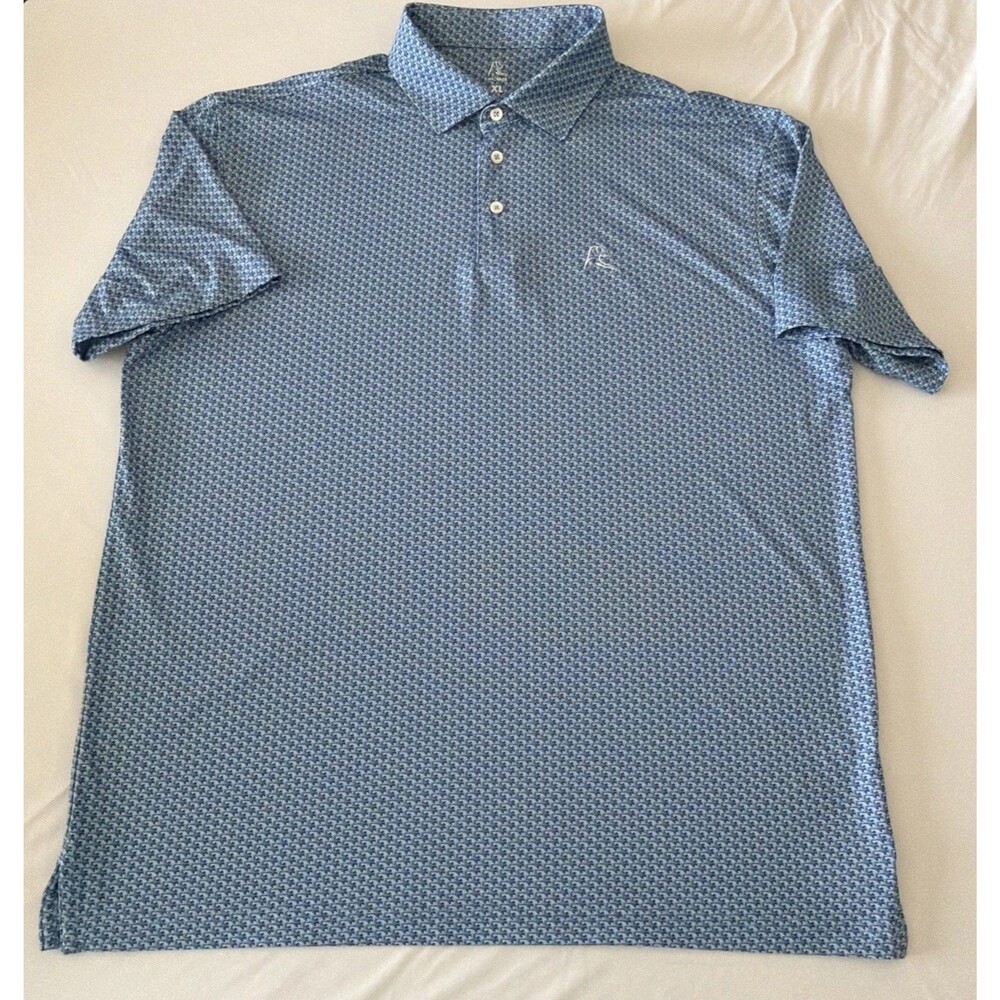 Rhoback Blue Angels Mens XL The Flyover Fighter Jet Performance Golf Polo Shirt - Picture 13 of 16
